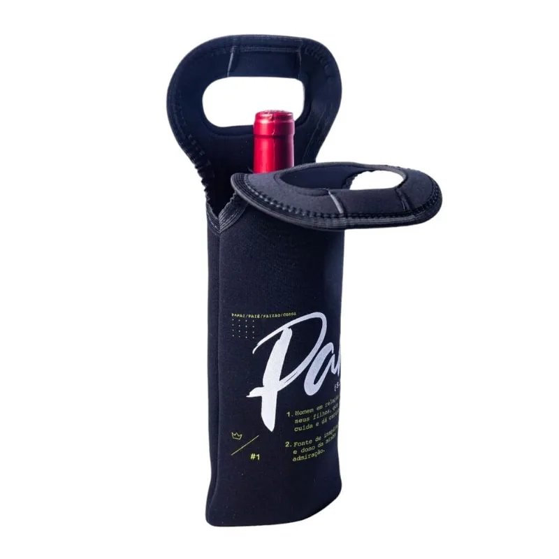 Bolsa Isotérmica Sofisticada Para Vinho - Presente Ideal Para O Dia Dos Pais