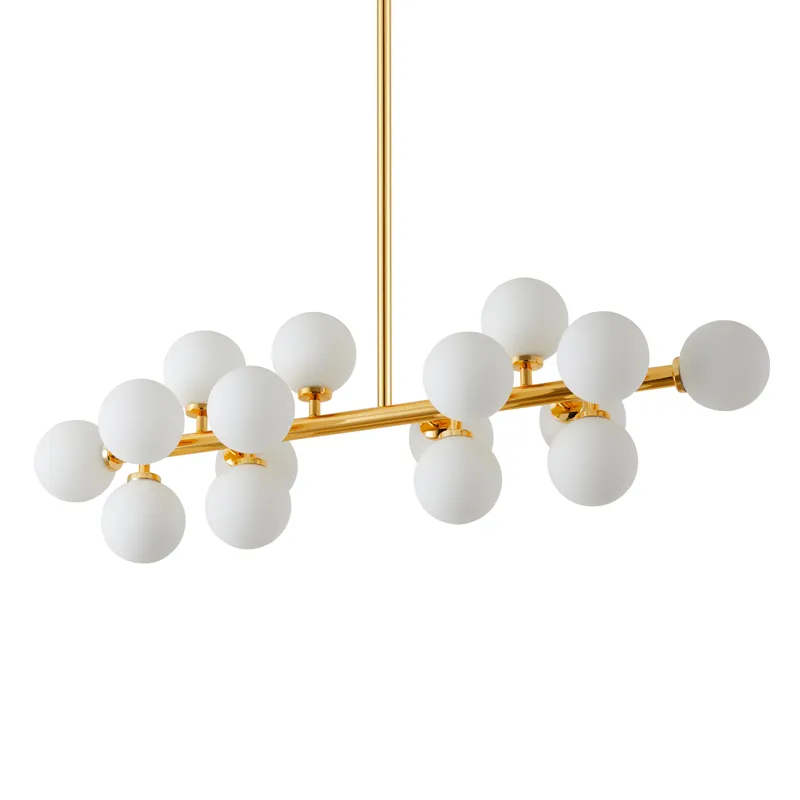 Lustre Pendente Nordecor Dornan 2422 Dourado G9 Bivolt