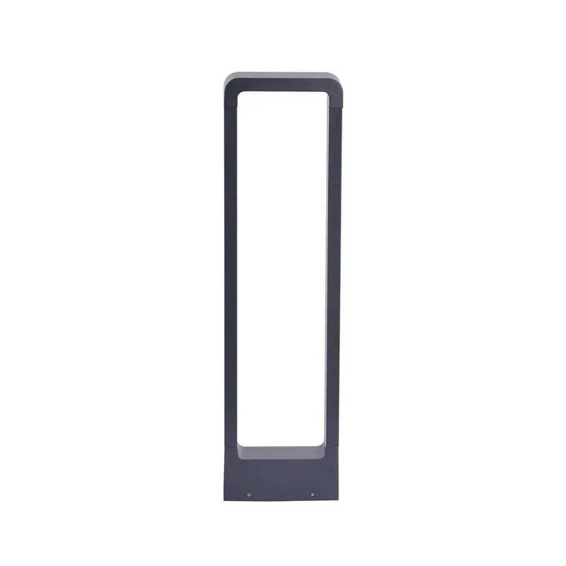 Luminária De Jardim Nordecor Ronu 2686 60cm Led 10w Bivolt Preto 3000k Luz Amarela Preto - NORDECOR