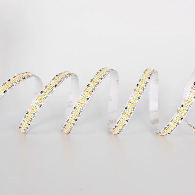 Fita De Led Odda Alto IRC 97 240leds/m 21w 12v 3000K Luz Amarela Nordecor Iluminação 5m