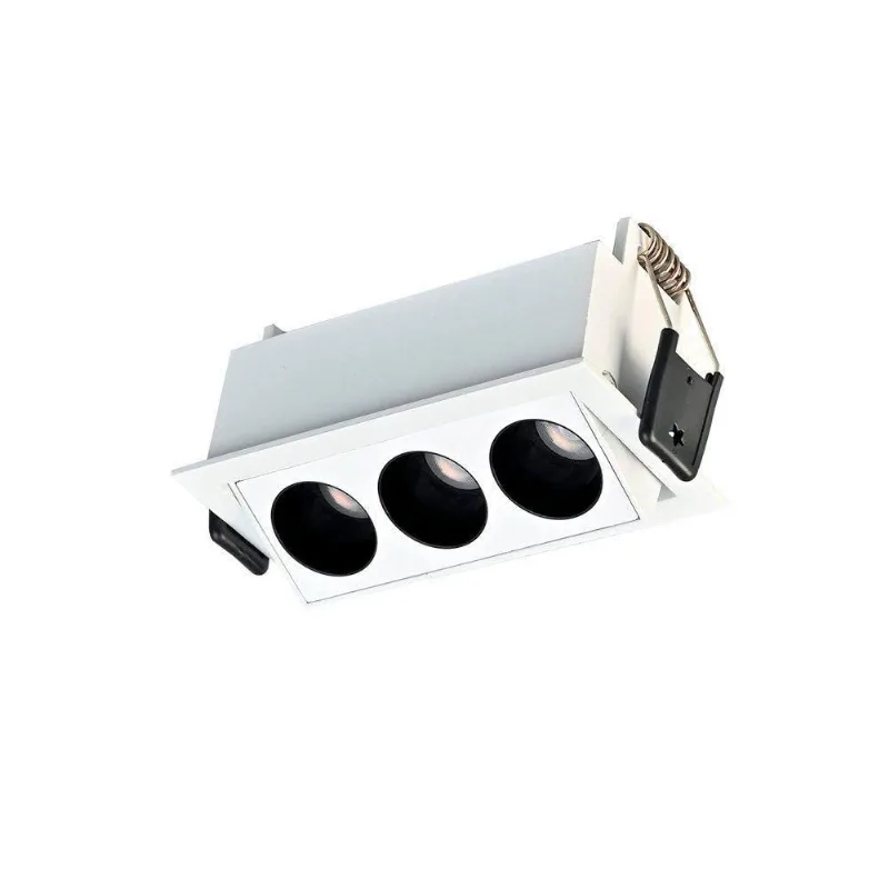 Spot De Embutir Nordecor Downlight Powerus Led Direcionável Alto Irc 90 6w Bivolt Branco 3000k - NORDECOR
