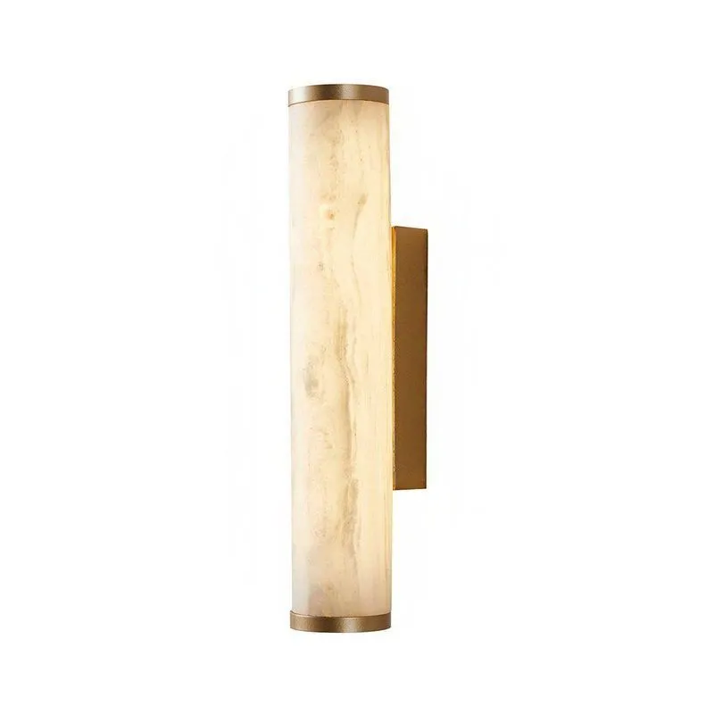 Arandela Mavy 90013 Led 12w Irc 97 34cm Mármore Marrom Bivolt Nordecor Iluminação