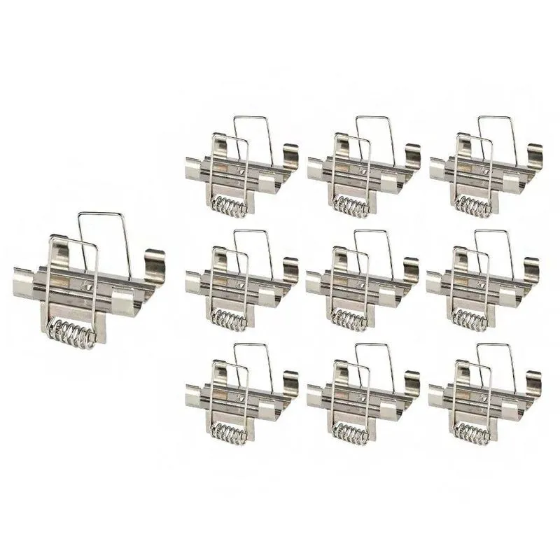 Kit 10 Garras 4354 Perfil De Embutir Mov 4325-4326-4327-4328 Alumínio Nordecor