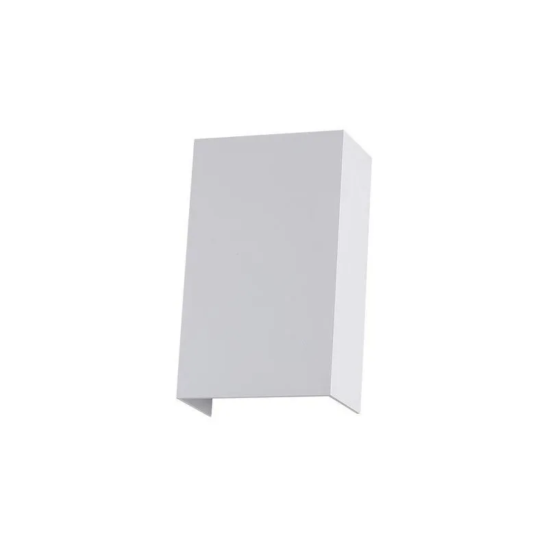 Arandela Nordecor Siki 10w Led Ip65 Bivolt Branco - 3000k - Luz Amarela
