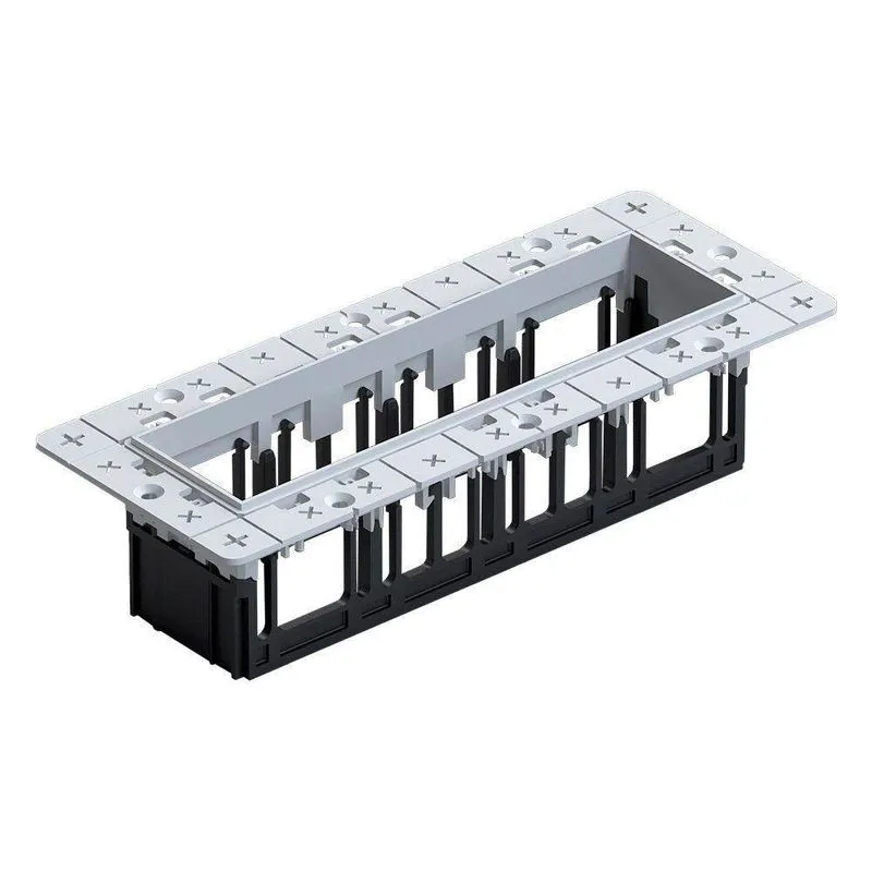 Moldura No-frame Nordecor 6683 Para 4 Módulos Tap Branco