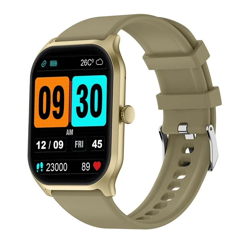 Smartwatch ZwearZl77j Relógio Inteligente Tela 2 pol. Gold