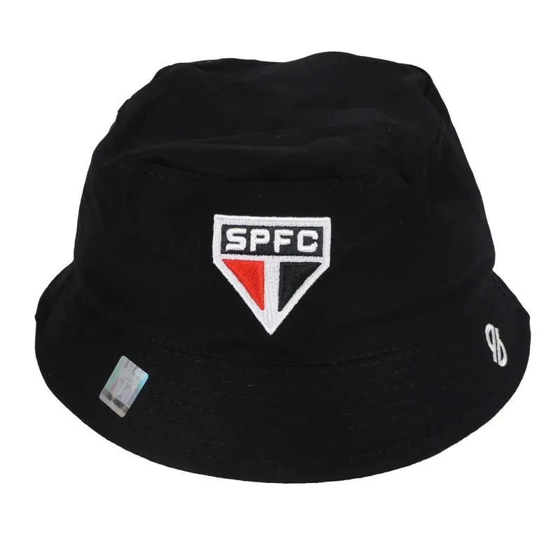 Chapéu São Paulo Bucket Spfc Tricolor - Licenciado Preto