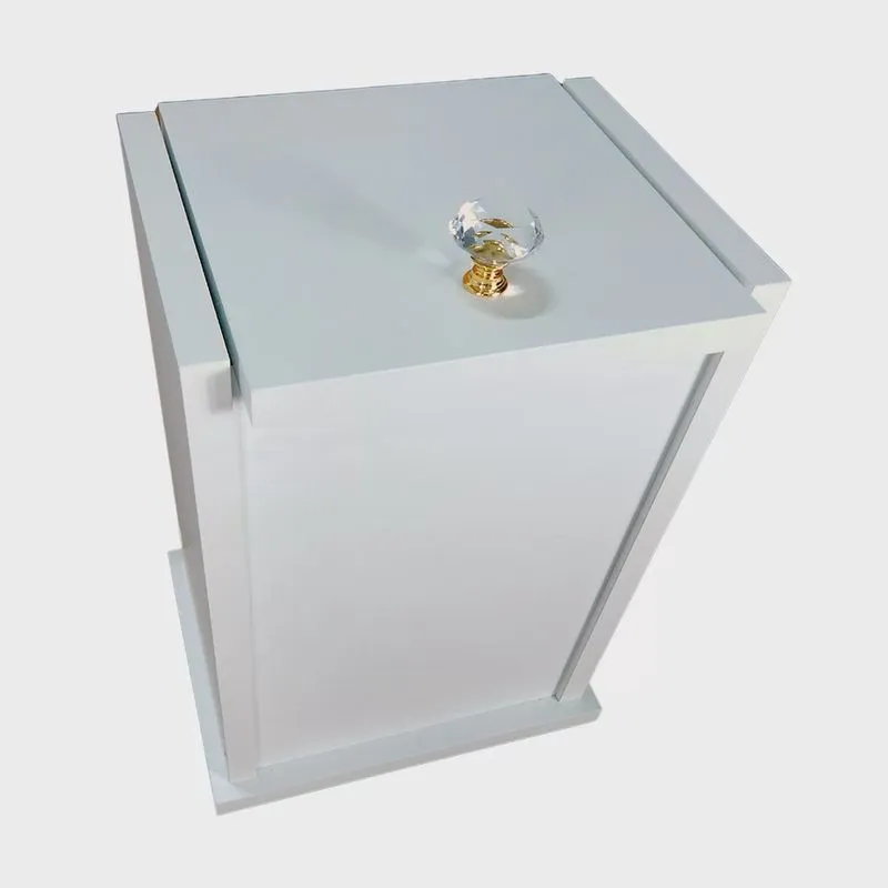 Lixeira mdf 8L Premium Para Banheiro