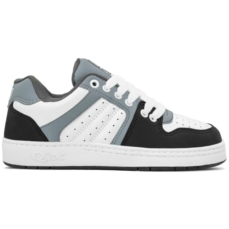 Tênis Qix 80s mg Cinza Chumbo Branco Unissex