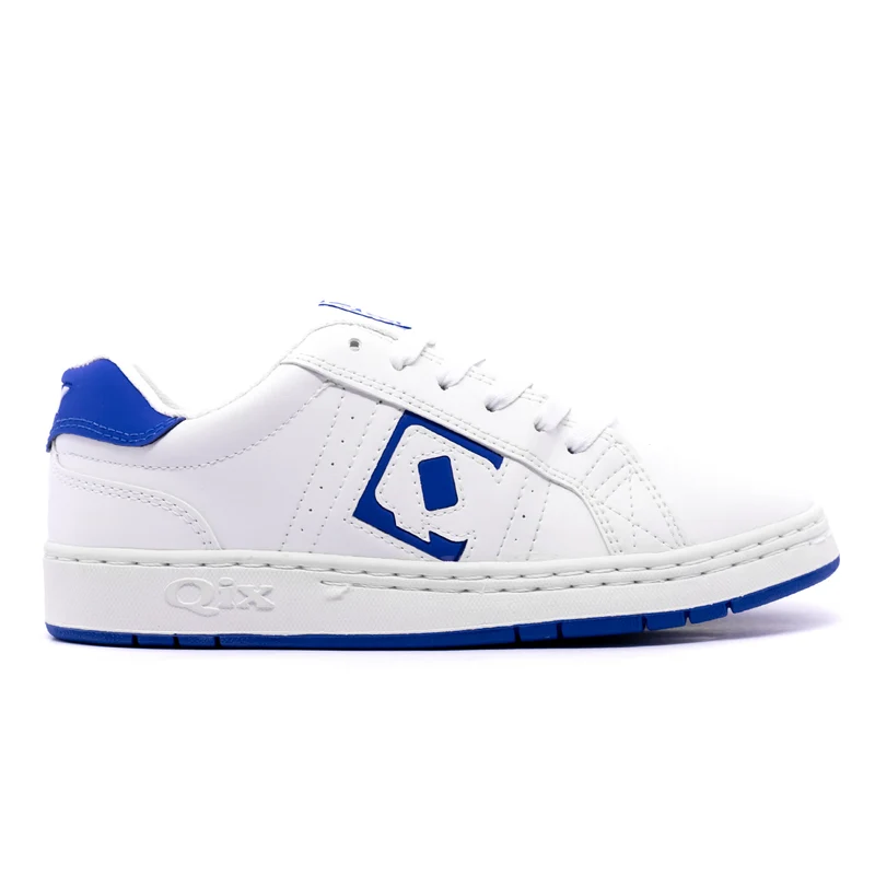 TÊNIS QIX SKATE COMBAT RETRÔ BRANCO E AZUL 44