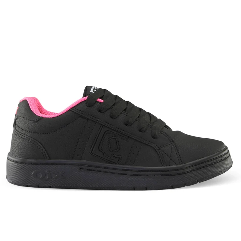 TÊNIS QIX SKATE COMBAT RETRÔ PRETO E PINK 40
