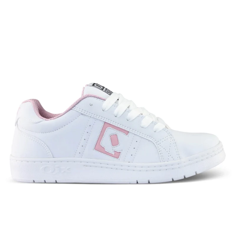 TÊNIS QIX SKATE COMBAT RETRÔ BRANCO E ROSA 39