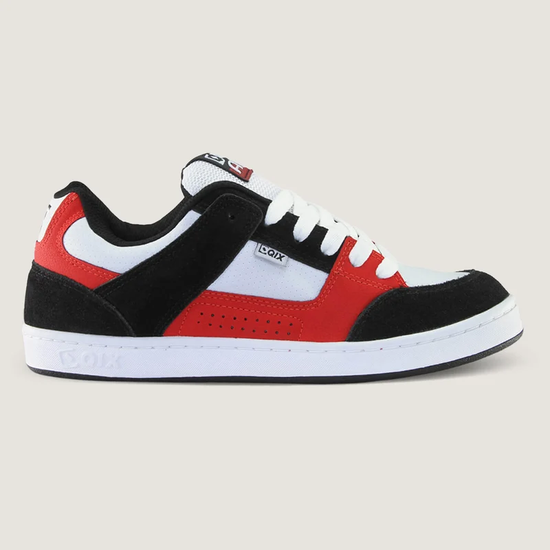 Tênis Qix AM - Skate confort Preto e Vermelho 41