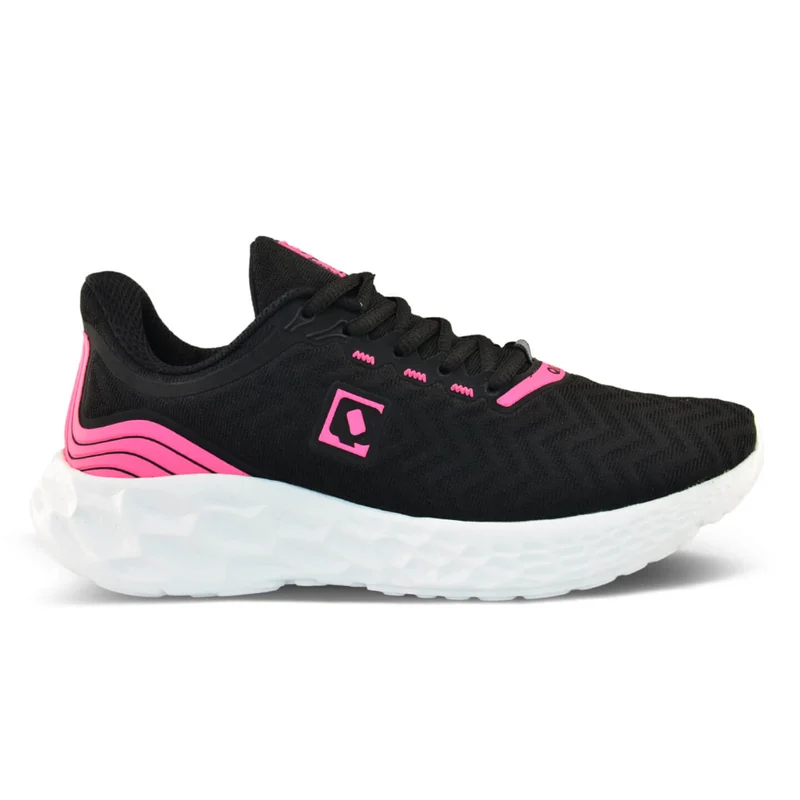 Tênis Qix Soft Jogging Series Preto Pink / 39