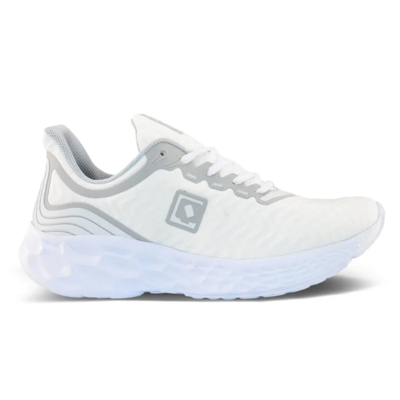 Tênis Qix Soft Jogging Series Branco e Cinza / 38