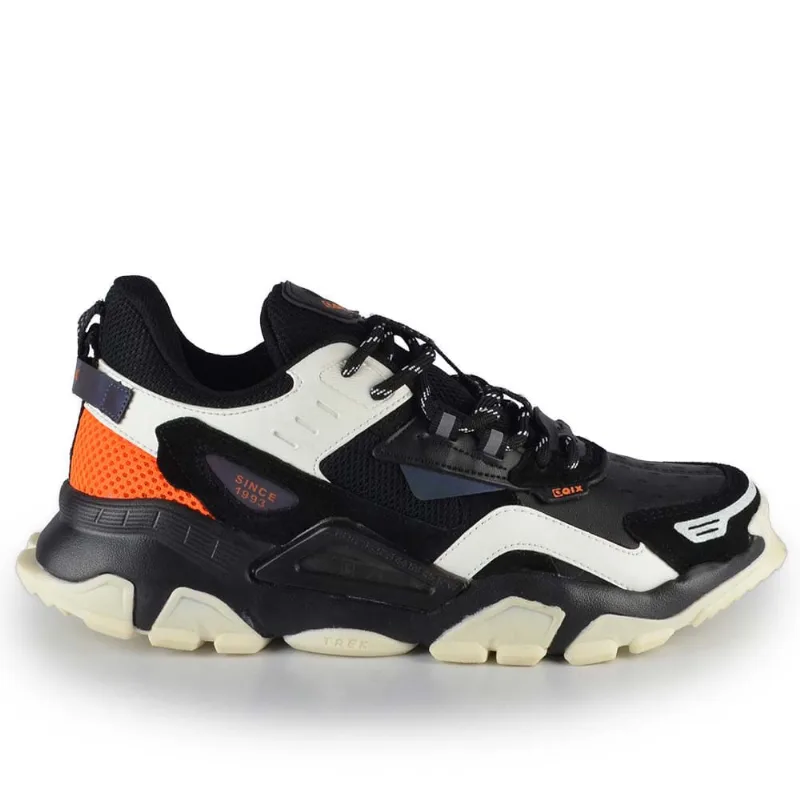 Tênis Casual Qix Masculino Trek 52020009 002 PRETO/BRANCO 42