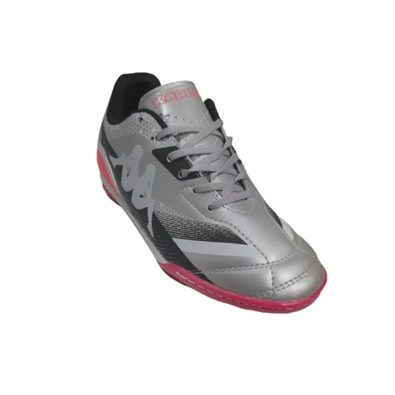Chuteira Kappa Futsal-F8511122-Prata/Pink