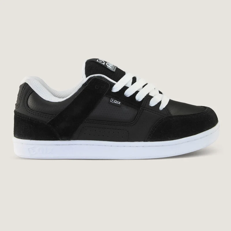 Tênis Qix AM - Skate confort Preto e Branco 40