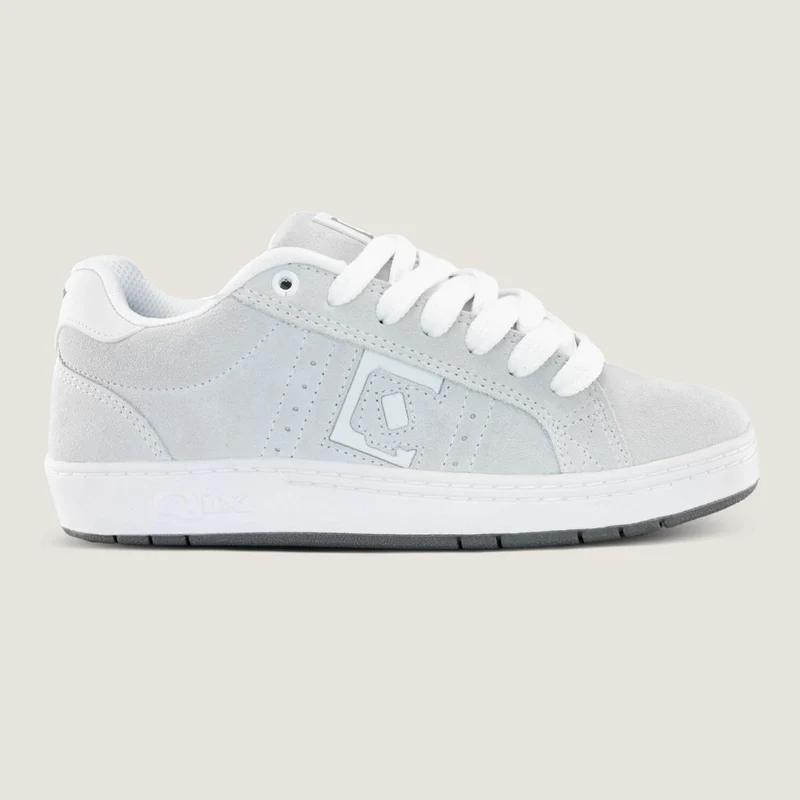Tênis Qix Skate Combat Suede Cinza e Branco Natural 34