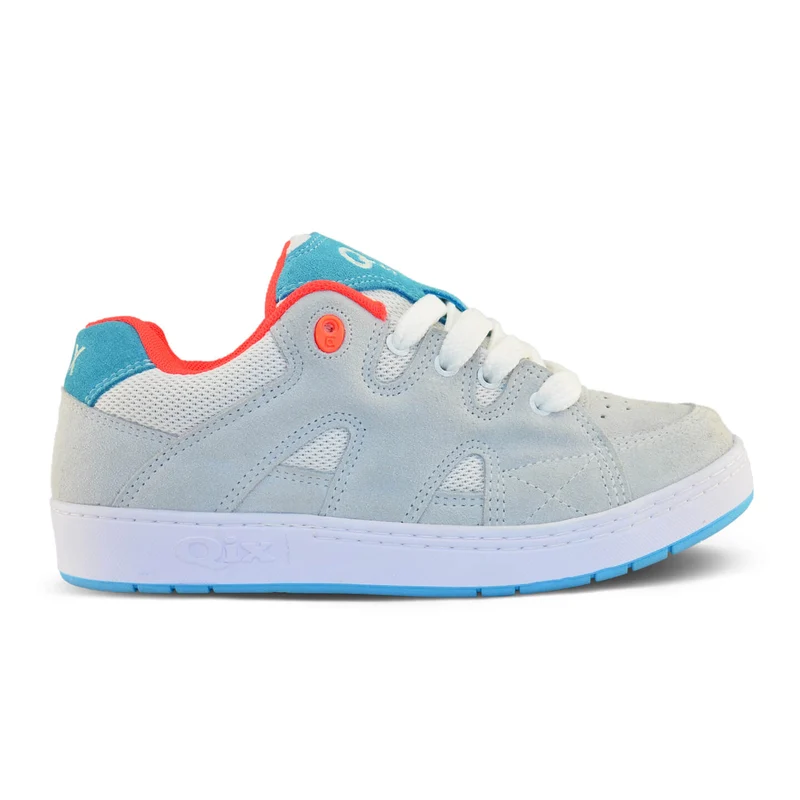 Tênis QIX Plaza 2 Branco, Laranja e Azul 34