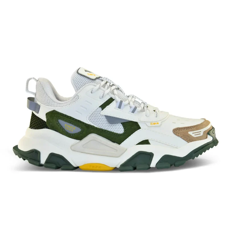 Tênis Qix Trek Urban Hiking Branco e Verde 38