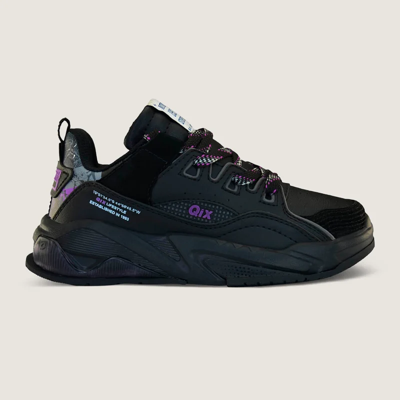 Tênis QIX Missy Feat Urban Hiking Series Preto e Uva 36