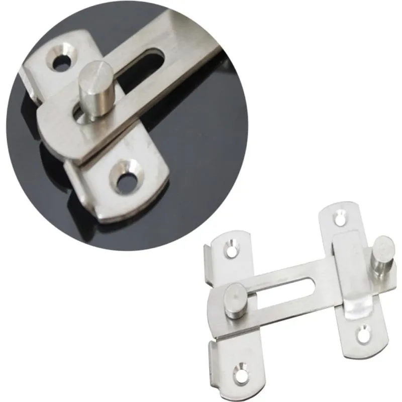 Trava de Segurança 10 cm. para Porta + 4 parafusos Idea
