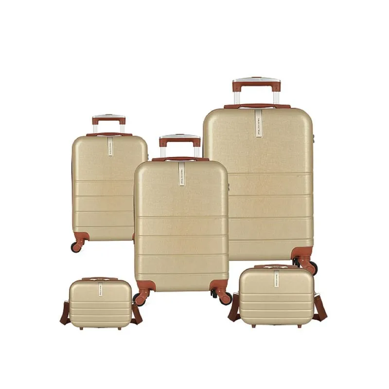 Malas Viagem P M G Com 2 Frasqueiras Champanhe Pk- 10273