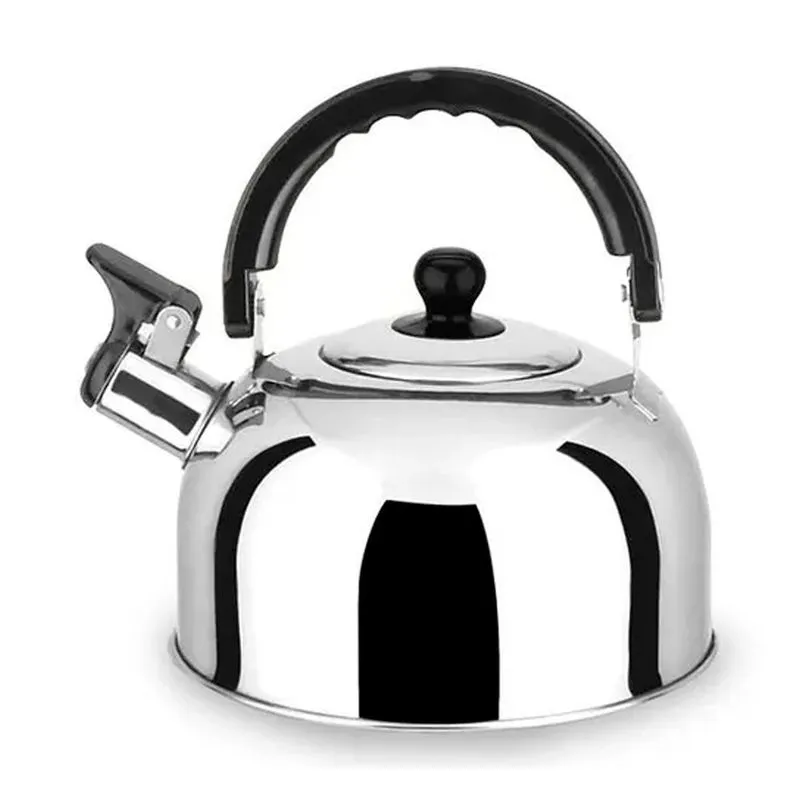 Chaleira Basic Inox 2 Litros Polida Com Tampa De Segurança