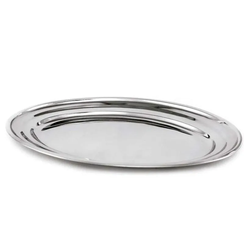 Travessa Rasa Oval Inox