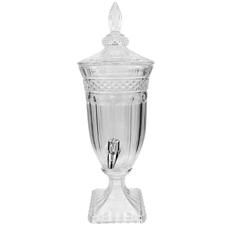 Suqueira Cristal 1,8 Litros 48cm em Vidro Kehome