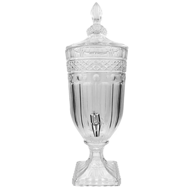 Suqueira Cristal 3 Litros 50cm em Vidro Kehome