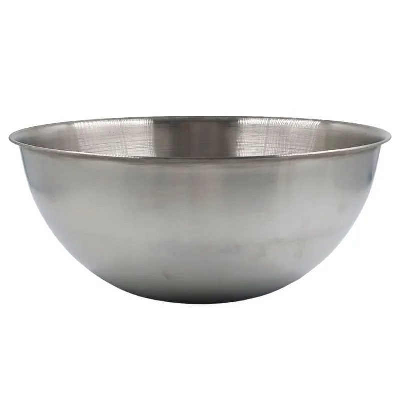 Saladeira Escovada 26cm em Metal Kehome