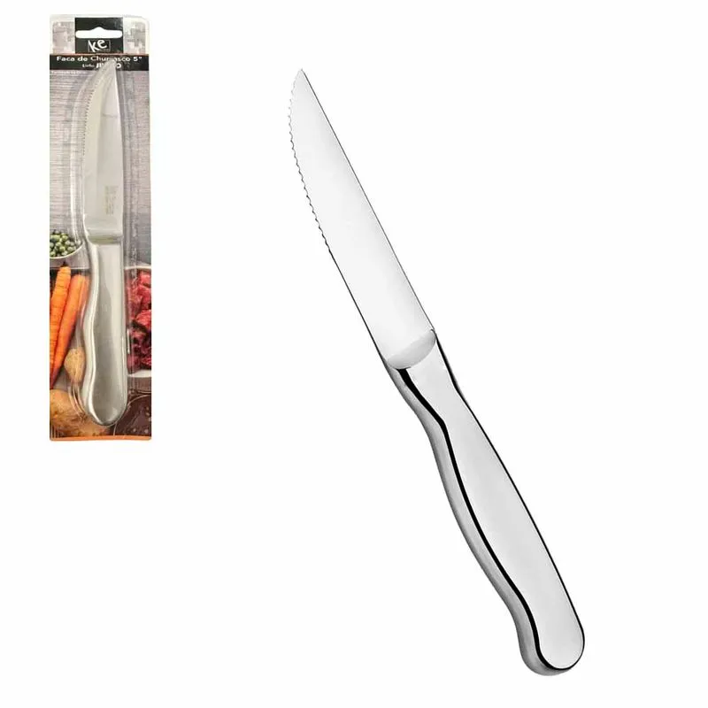 Faca para Churrasco Inox 7472 Kehome - UN