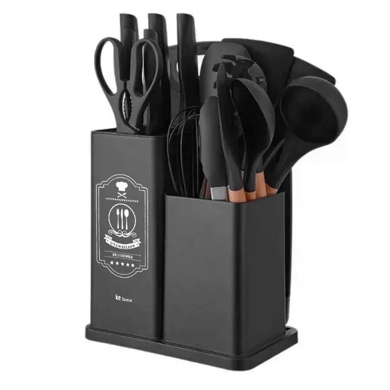 Kit Utensílios P/ Cozinha Califórnia 19 Peças em Silicone Kehome