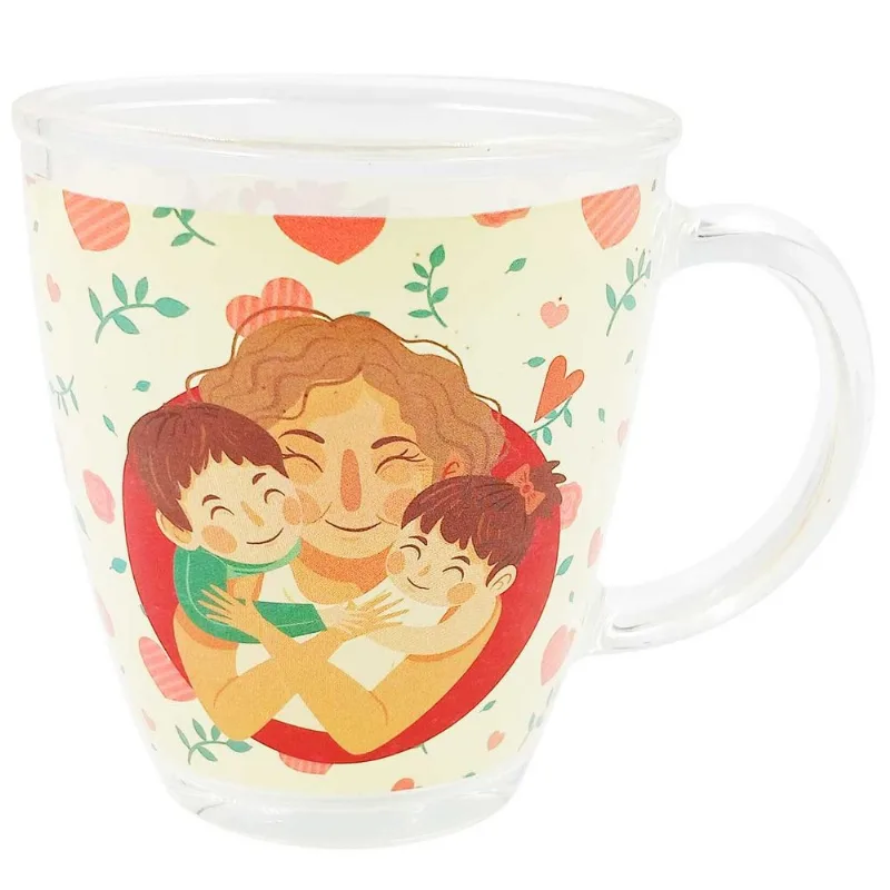 Caneca Mãe 380ml em Vidro Kehome-Modelo 1