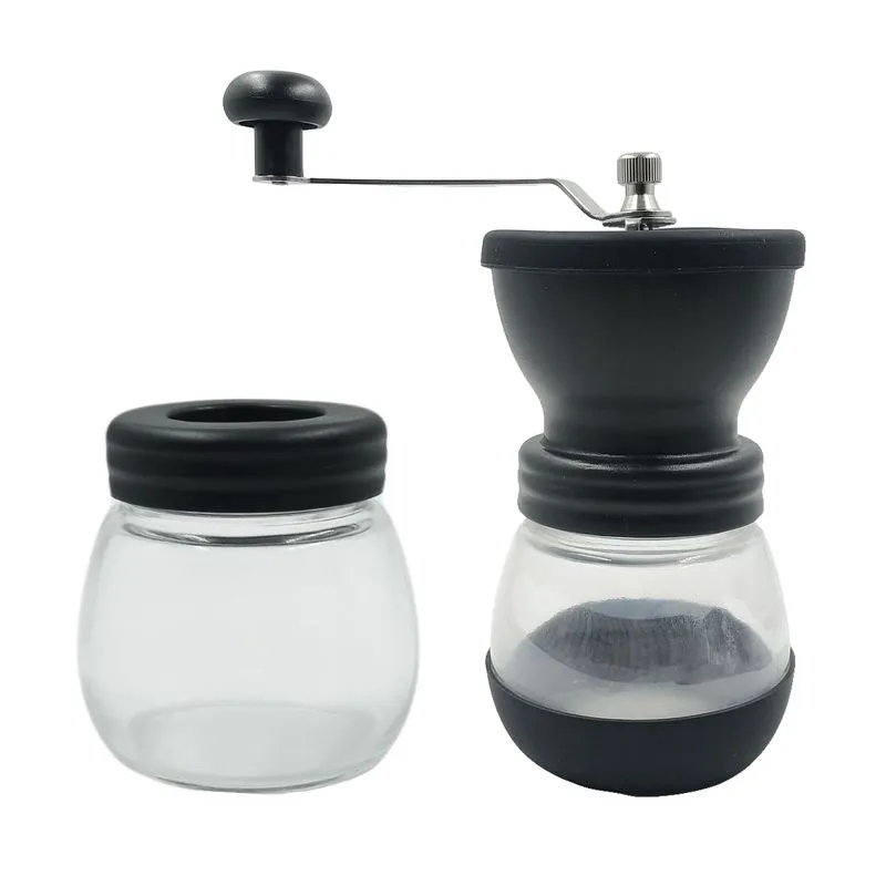 Moedor De Café Cagliar 18,5x9cm Em Vidro Kehome