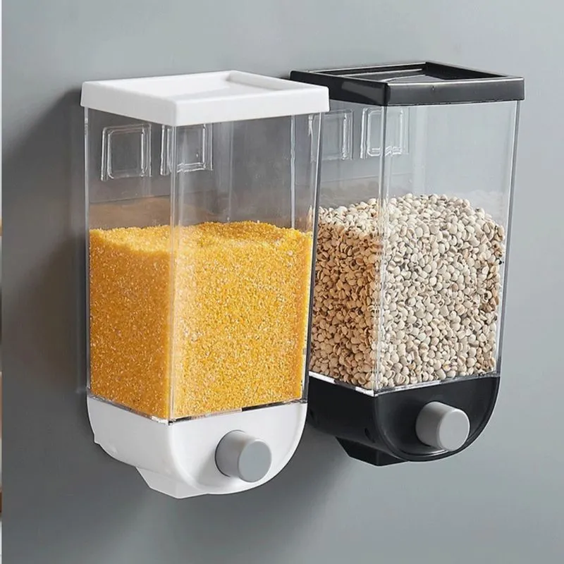 Porta Cereais Dispenser De Grãos Organizador Alimentos 1,5 L