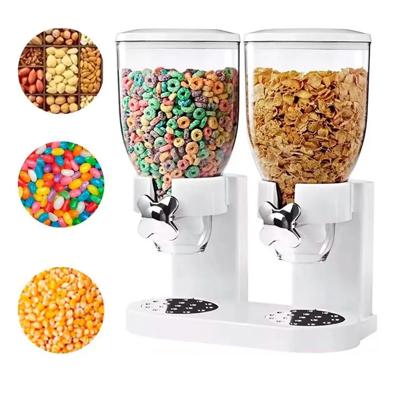 Dispense Duplo Para Grãos E Cereais 35x29cm 2 Lts