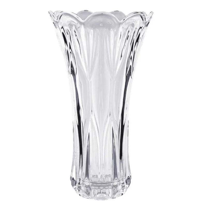 Vaso Cristal Decorativo 12x23cm em Vidro Kehome