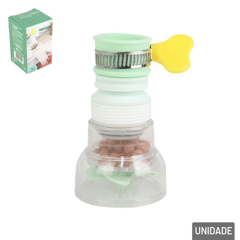 Arejador De Torneira Plástico 8cm Filtro Articulado - Tudo Em Caixa