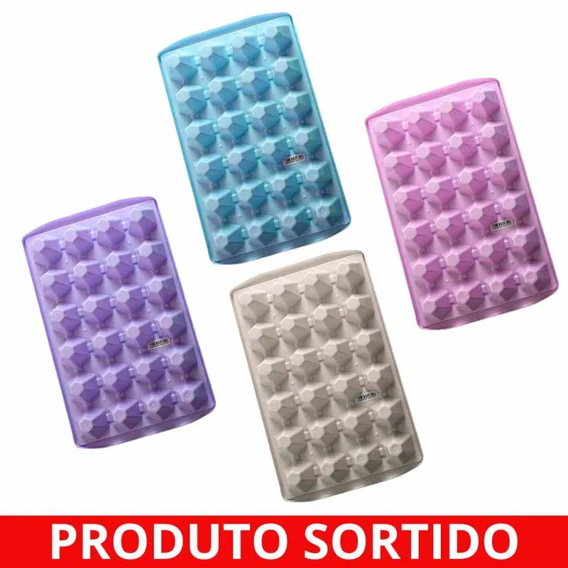 Forma de Gelo Plástico Sortido 9936 Kehome - UN