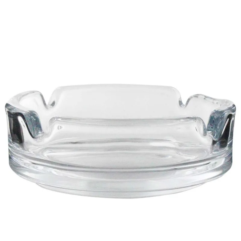 Cinzeiro Redondo Denver 11x3,5cm em Vidro Kehome