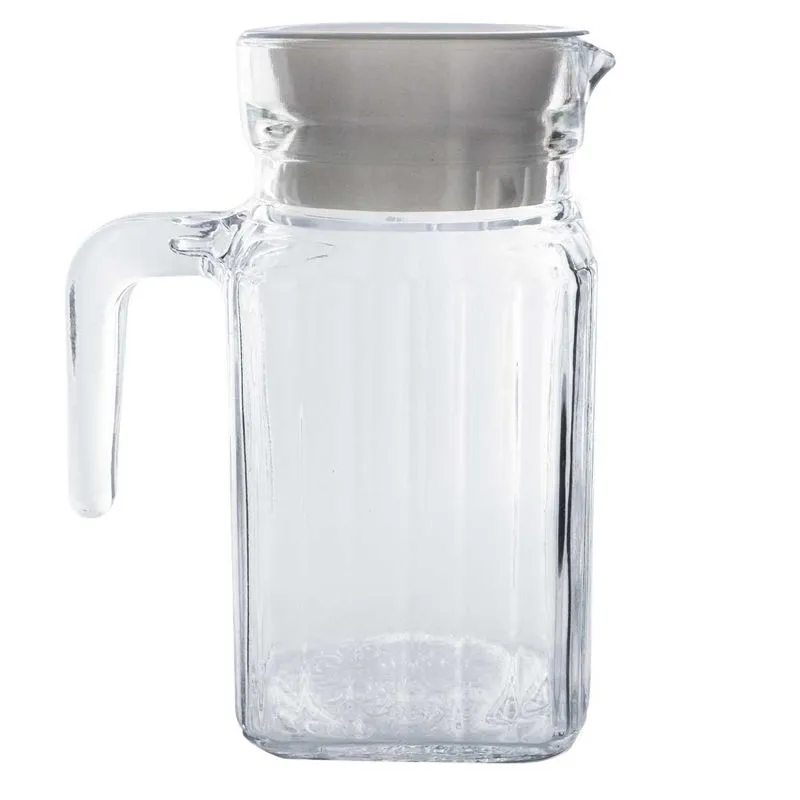 Jarra C/ Tampa 650ml em Vidro Kehome