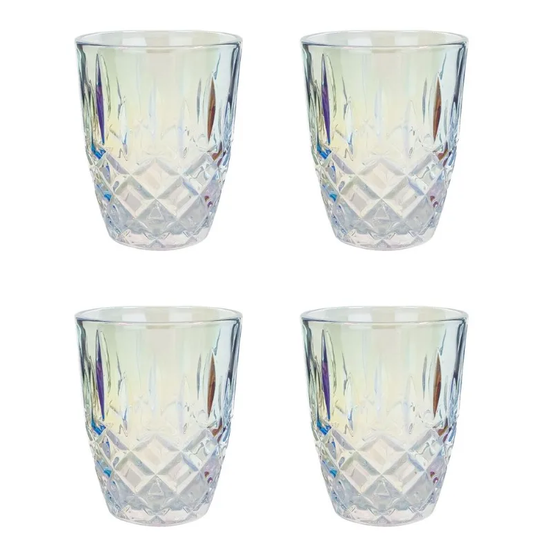 Jogo de Copos Louvre 280ml 4 Peças em Vidro Kehome