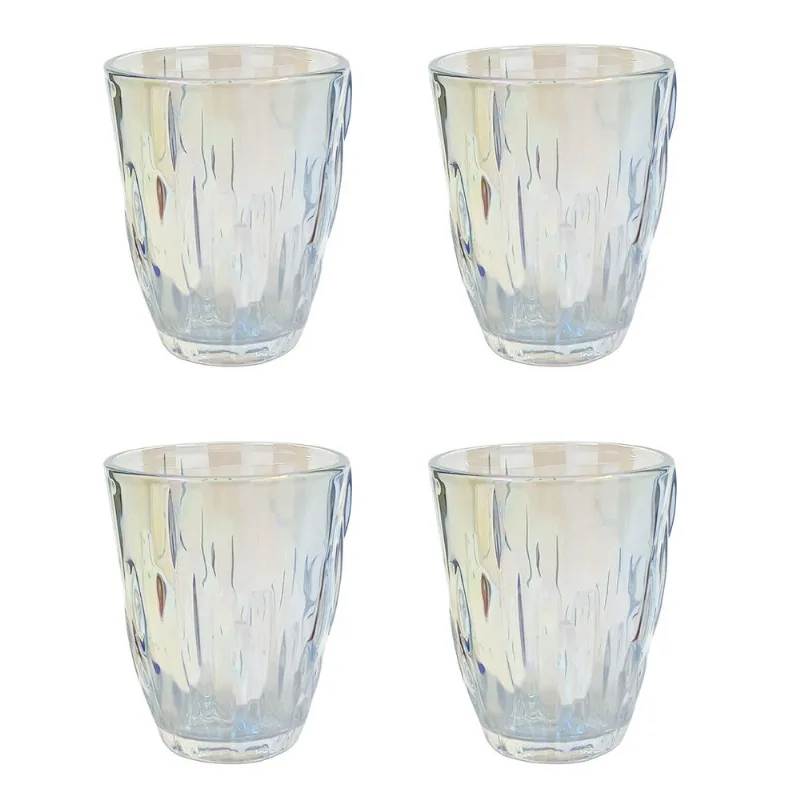 Jogo de Copos Netuno 280ml 4 Peças em Vidro Kehome