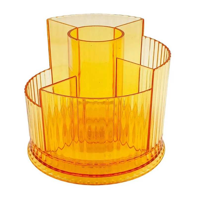 Organizador Giratório de Cosméticos 11x12cm em Plástico Kehome