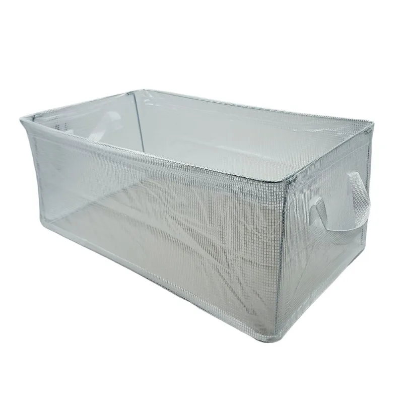 Cesto Organizador Multiuso 47x28x20cm em Poliéster Kehome
