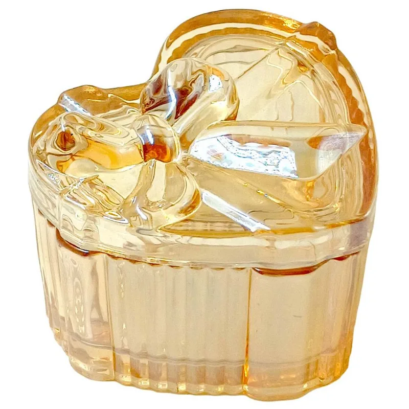 Potiche Decorativo L'amour 7cm em Vidro Kehome