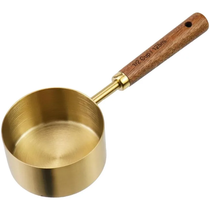 Copo Medidor 125ml em Inox Kehome